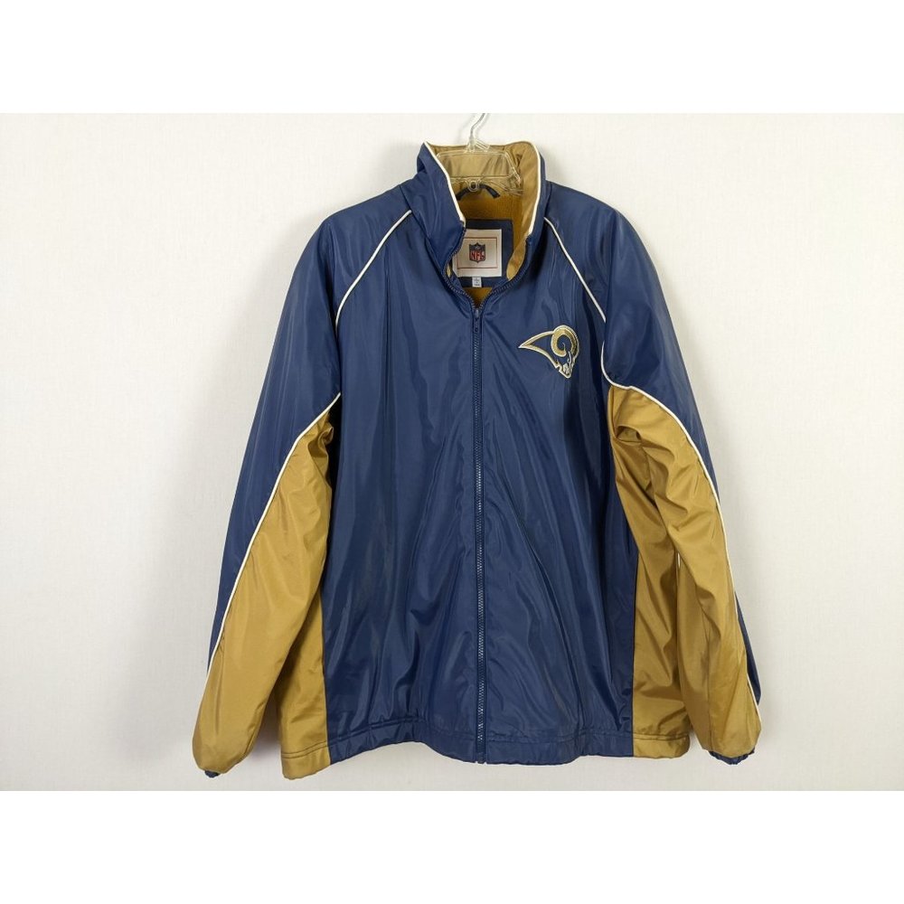 Vintage NFL G-III Apparel St. Louis‎ RAMS zippered jacket size L
